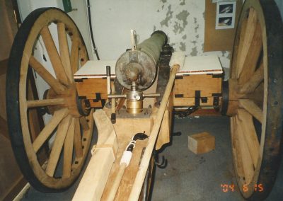 1862 British bronze 6 pdr field gun