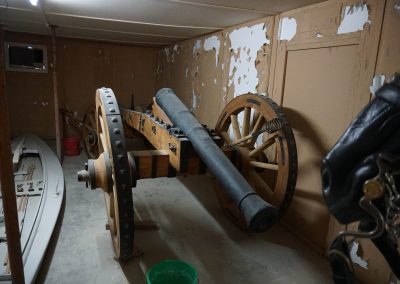 Cannon with restored muzzle