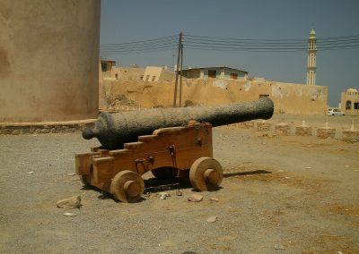 Garrrison gun at Barka