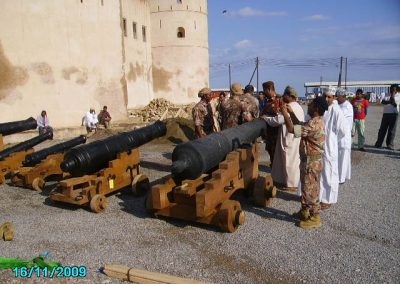Replica carriages at Barka