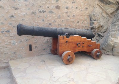 Cannon with new carriage by HAEF at Mutrah
