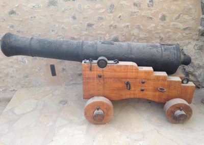 Cannon with new carriage by HAEF at Mutrah