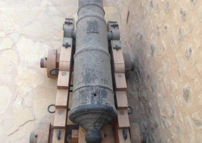 Cannon with new carriage by HAEF at Mutrah