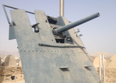 Gun at Mutrah before restoration