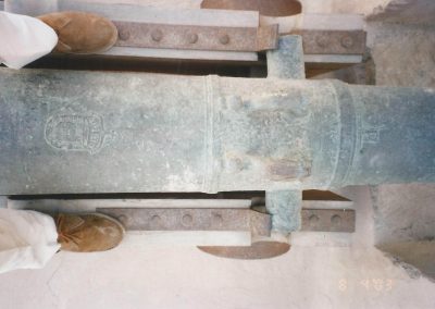 Trunnion of Alger 12 pdr Napoleon